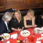 Claire Danes, Giancarlo Giammetti, Madonna, Gwyneth Paltrow, Valentino et Anne Hathaway